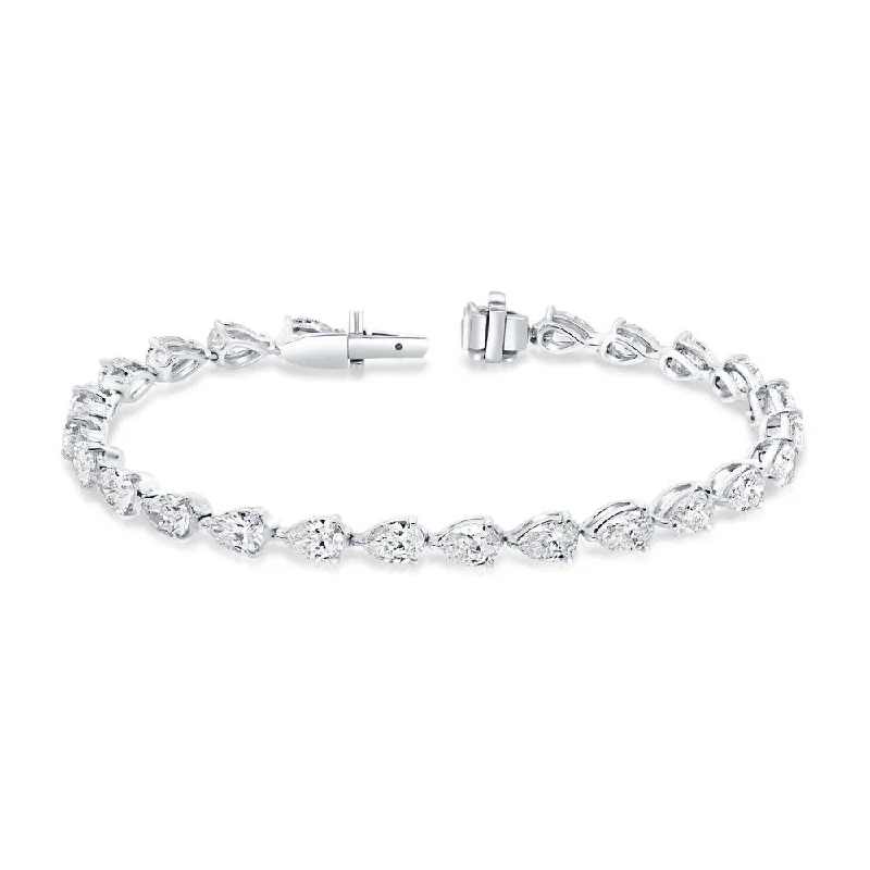 women's pearl necklace-Uneek Signature Collection Strand Link Bracelet