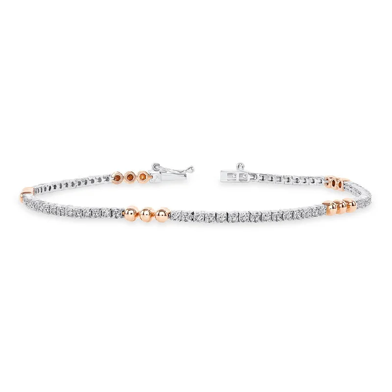 women's layered necklace-Uneek Tennis Collection 1-Row Link Bracelet