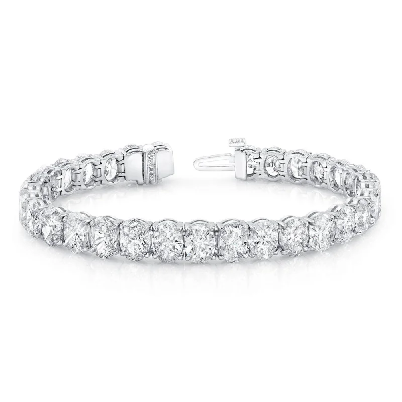 women's rectangle necklace-Uneek Signature Collection Tennis Bracelet