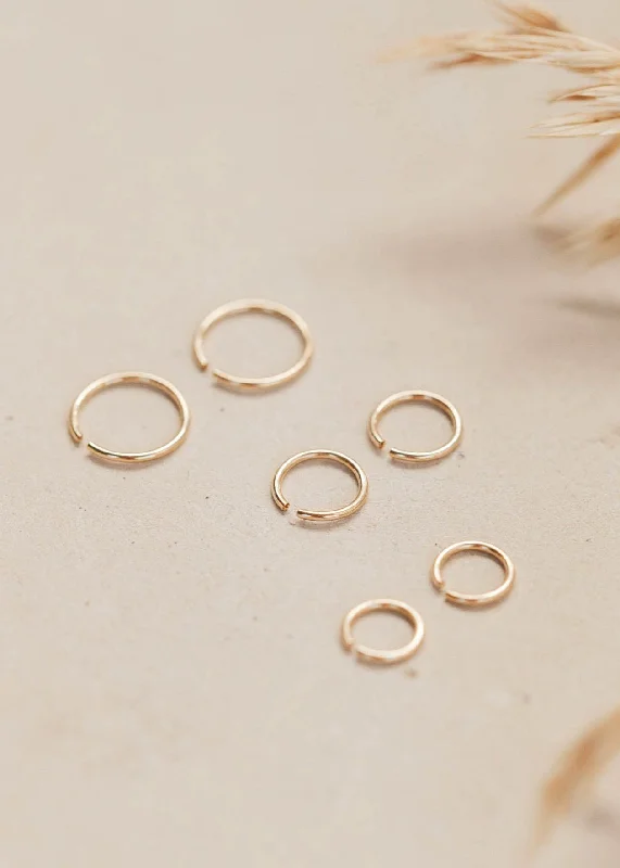 women's pear-shaped ring-Tiny Hoops