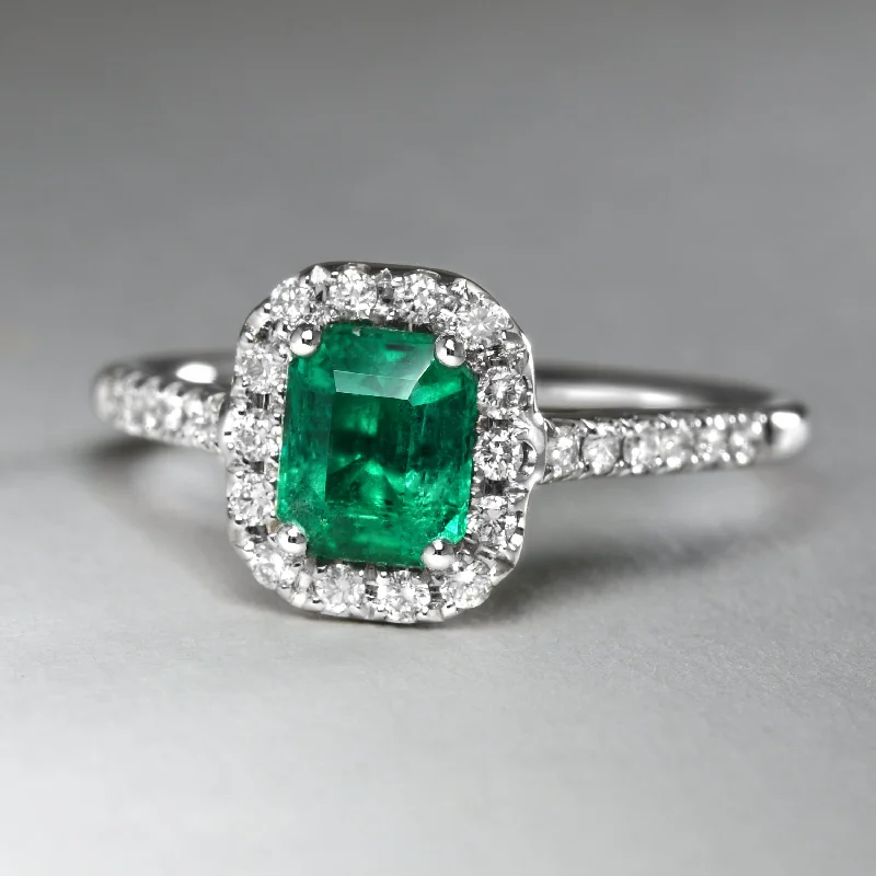 women's infinity ring-Exceptional Emerald Ring