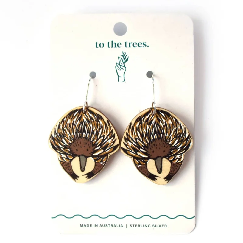 women's wrap ring-To the Trees Dangles - Echidna