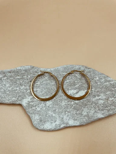 women's adjustable ring-Ale Small Hoops