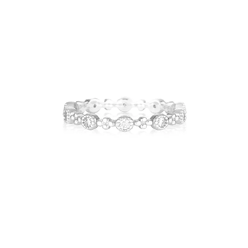 women's bezel setting ring-Sasha Ring