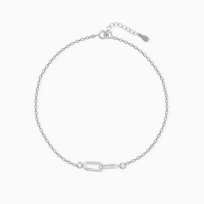 women's birthday gift necklace-Silver Continuity Bracelet