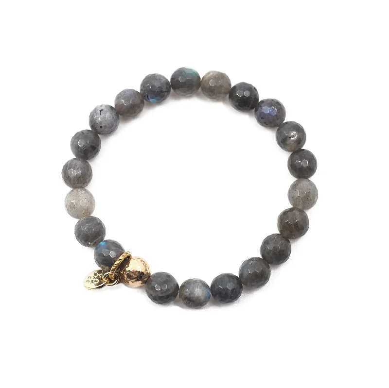 women's elegant necklace-The Luna Bracelet in Labradorite