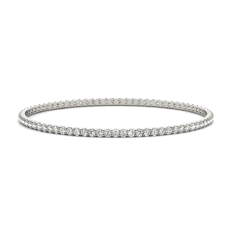 women's infinity necklace-1.75 ctw Diamond Eternity Bangle Bracelet