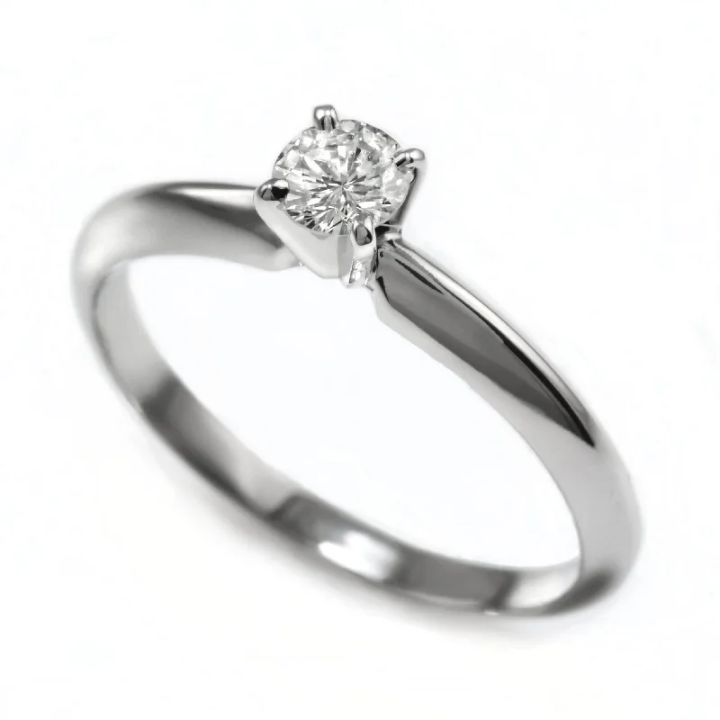 women's knuckle ring-.20 Carat Diamond Solitaire Ring