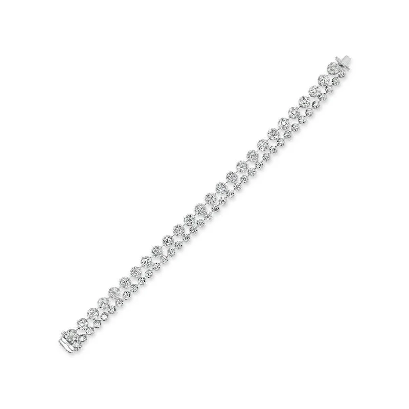 women's high-end necklace-Uneek Tennis Collection Tennis Bracelet