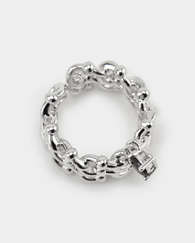 women's stacking ring-Core Memory Chainlink Ring