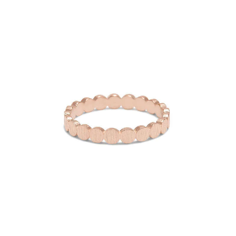 women's midi ring-Briella Ring Rose Gold