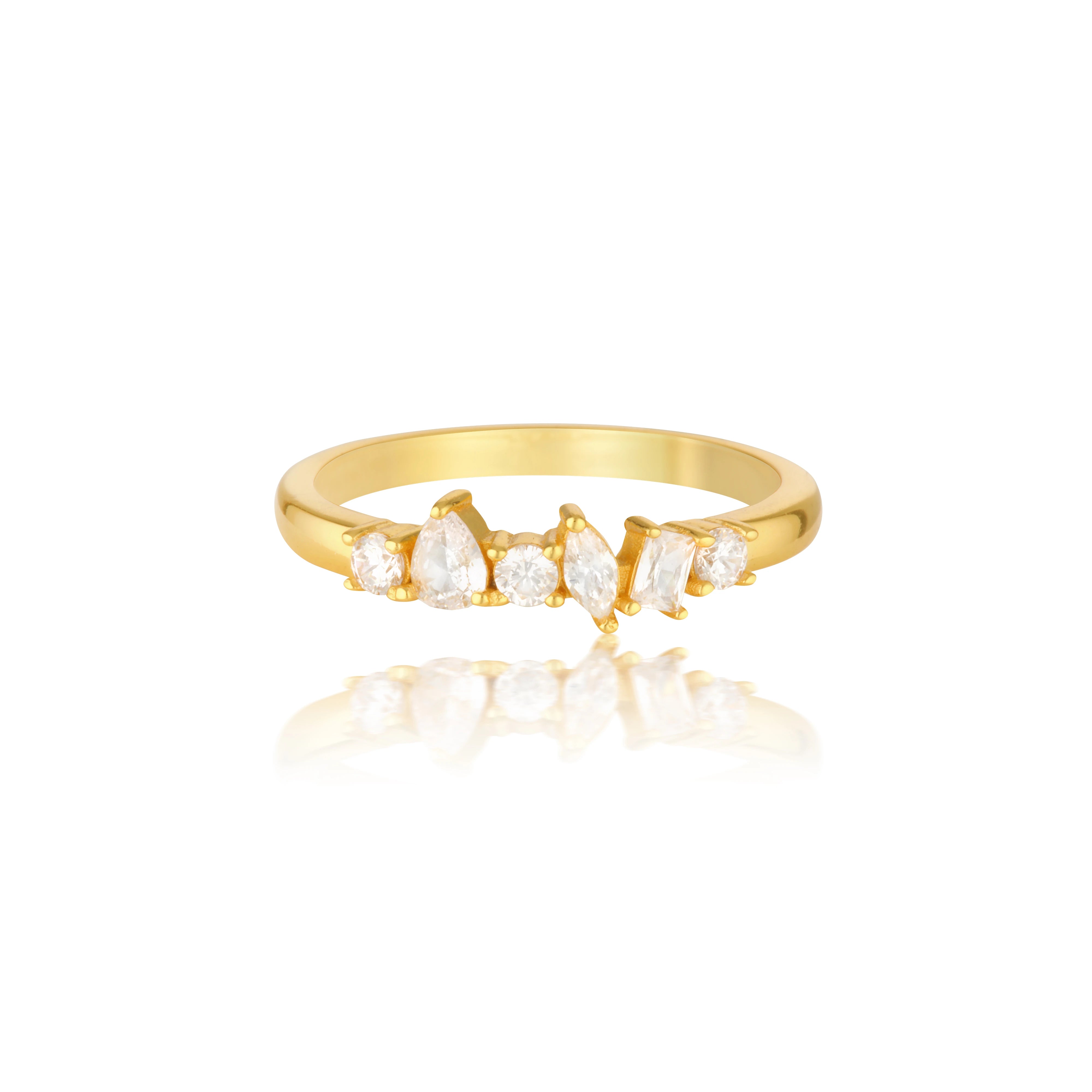 women's wide band ring-Simi Ring