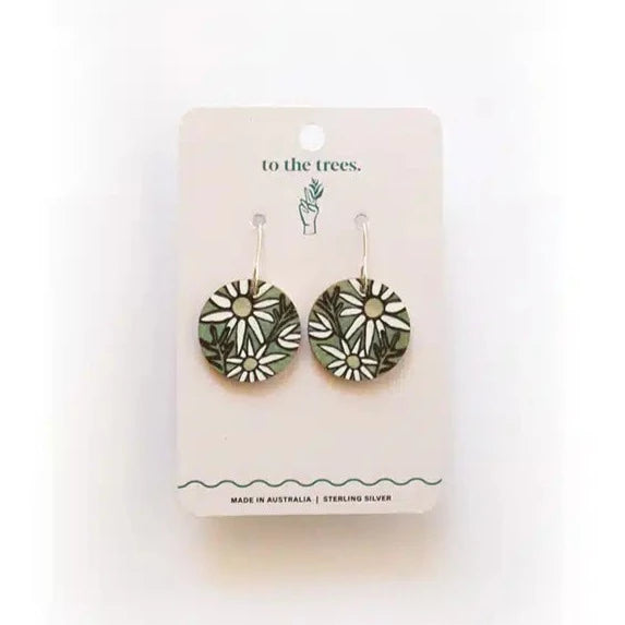 women's heart ring-To The Trees Dangles - Flannel Flowers Small