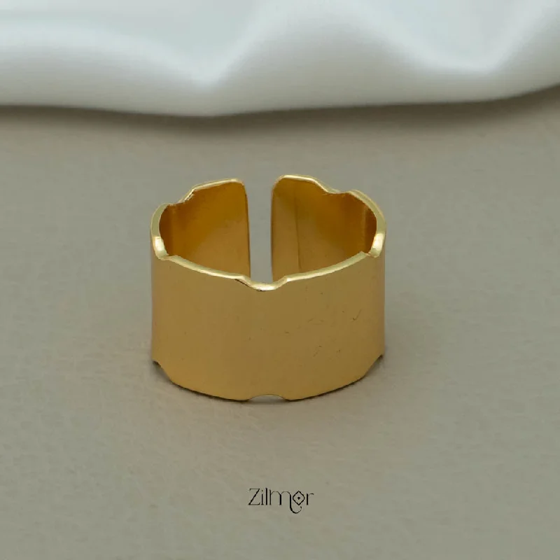 women's heart ring-AS101055 - Gold Plated Ring