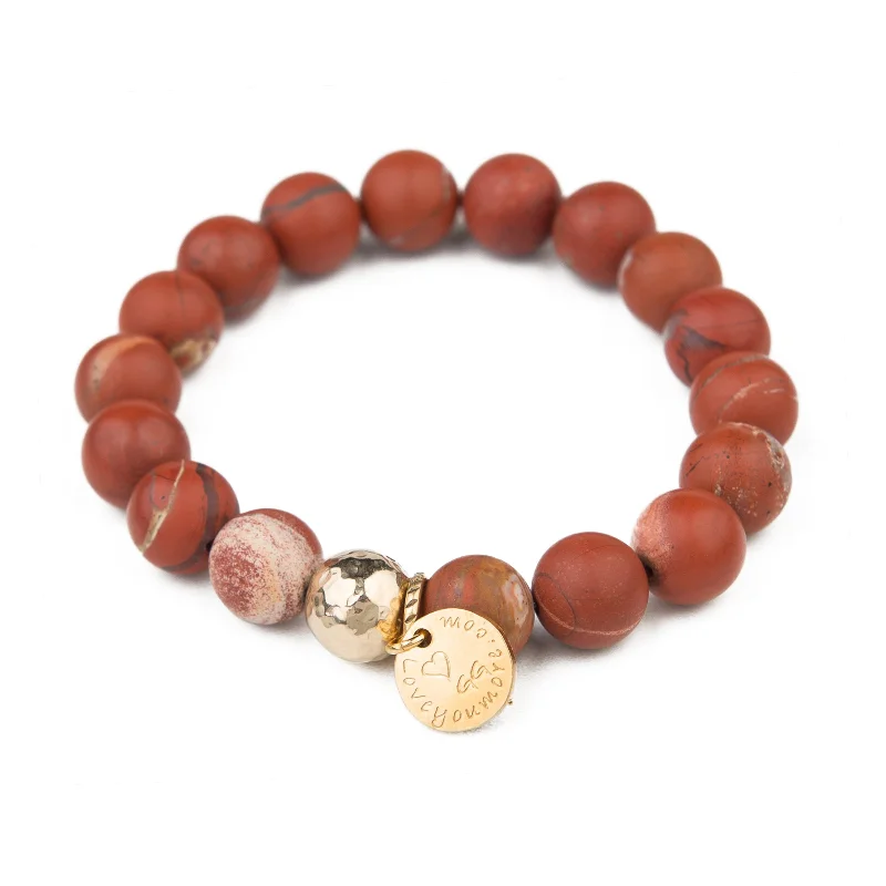 women's rose gold necklace-The Luna Bracelet in Sunset