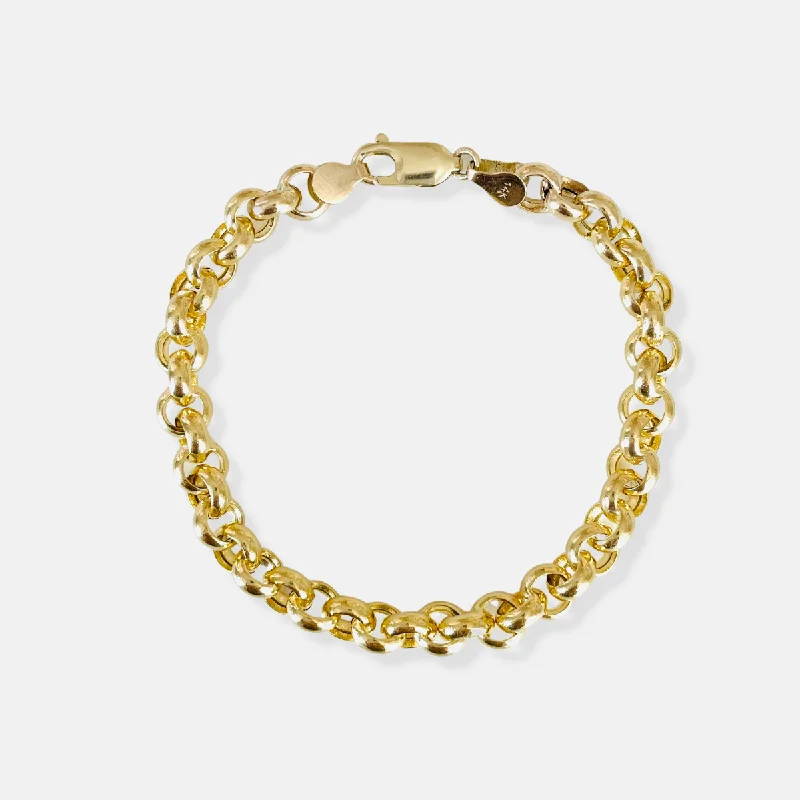 women's marquise necklace-Chunky Rolo Bracelet