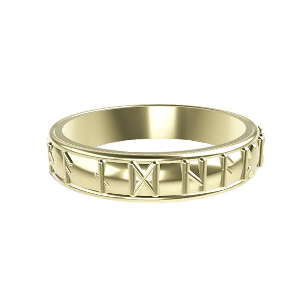 women's infinity engagement ring-EDINBURGH LOVE RUNIC WEDDING RING