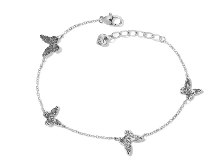 women's dainty necklace-Solstice Butterfly Anklet