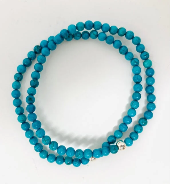 women's custom necklace-Howlite Bracelet