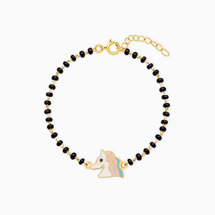 women's best friend necklace-Golden Rainbow Dash Infant Bracelet (0-18 months)