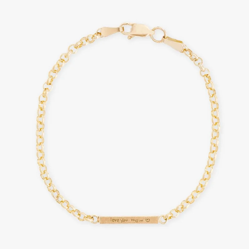 women's bohemian necklace-The Boxy Bar Bracelet