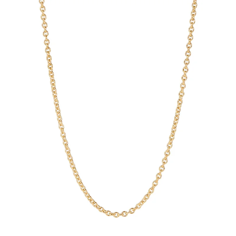 women's pear-shaped necklace-Design Collier Anchor Chain Necklace