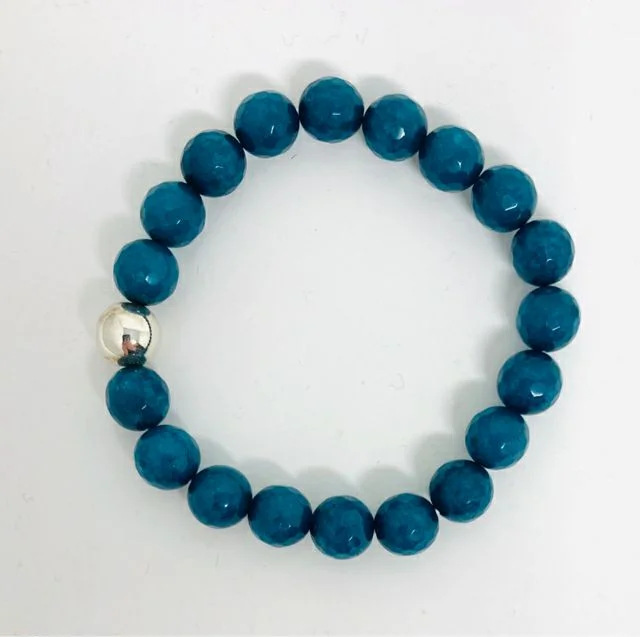 women's pear-shaped necklace-Angelite Bracelet