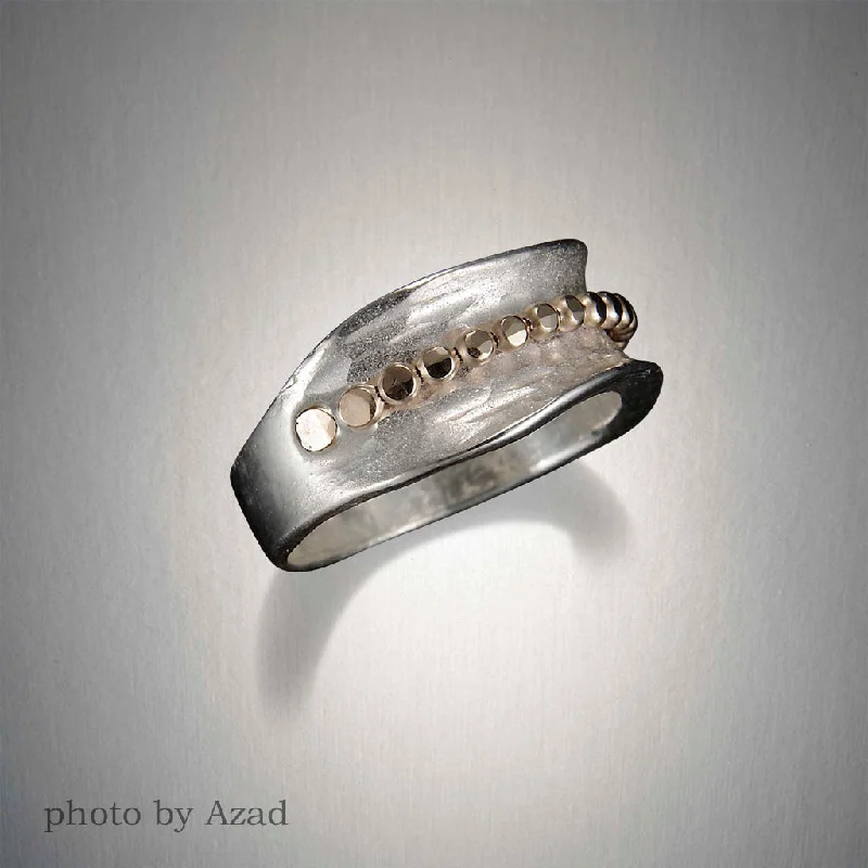 women's bezel setting ring-1119 - The Dotted Path