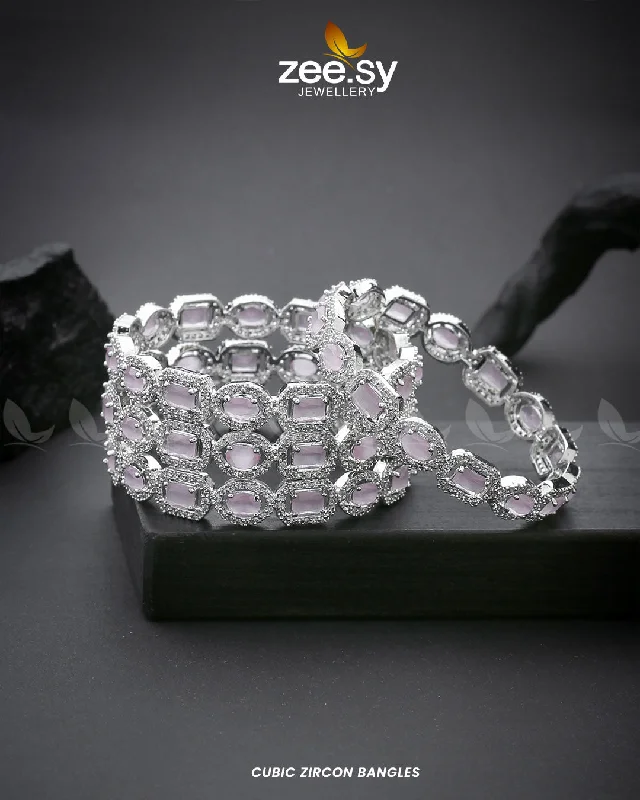 women's formal necklace-Cubic Zircon Bangles