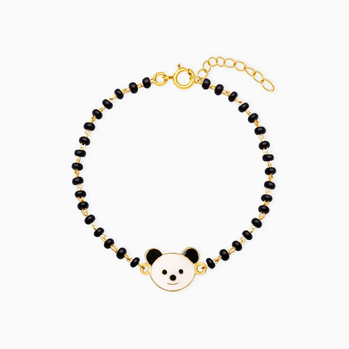 women's graduation gift necklace-Golden Pan-Pan Infant Bracelet (0-18 months)