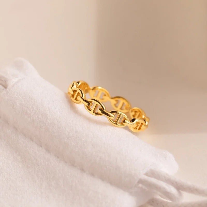 women's animal ring-Reese Link Ring