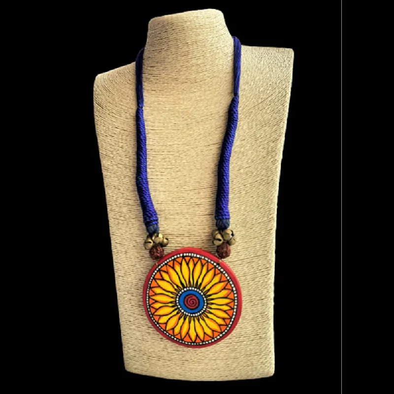 women's bohemian necklace-Pakhi Creation Handmade Long Necklace