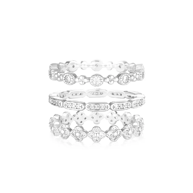 women's pear-shaped ring-Carmen Ring Set