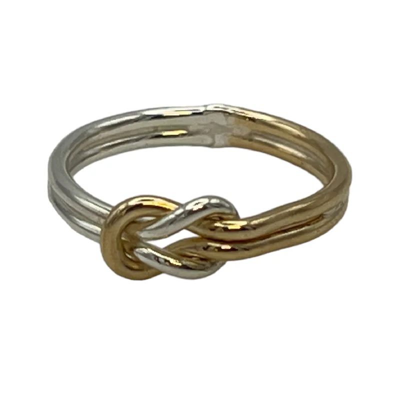 women's rectangle ring-R37 - Square Knot Ring